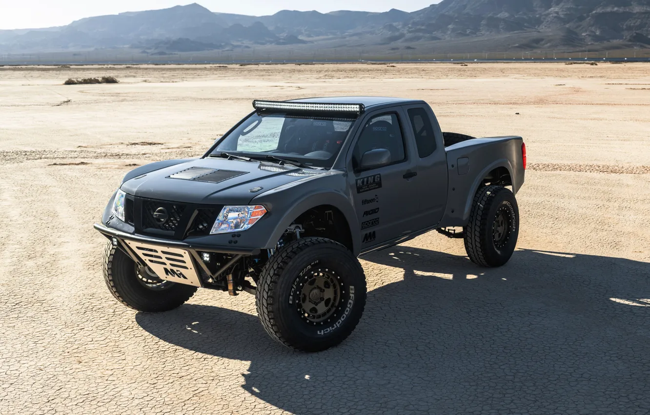 Photo wallpaper drought, Nissan, pickup, 2019, 600 HP, V8 turbocharged, 5.6 L., Frontier Desert Runner Concept