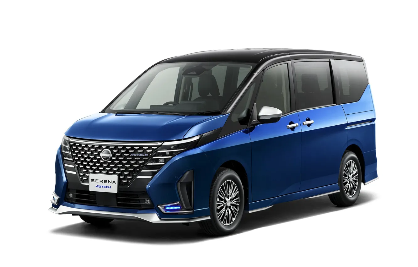 Photo wallpaper Nissan, Serena, 2022, Autech, Nissan Serena Autech