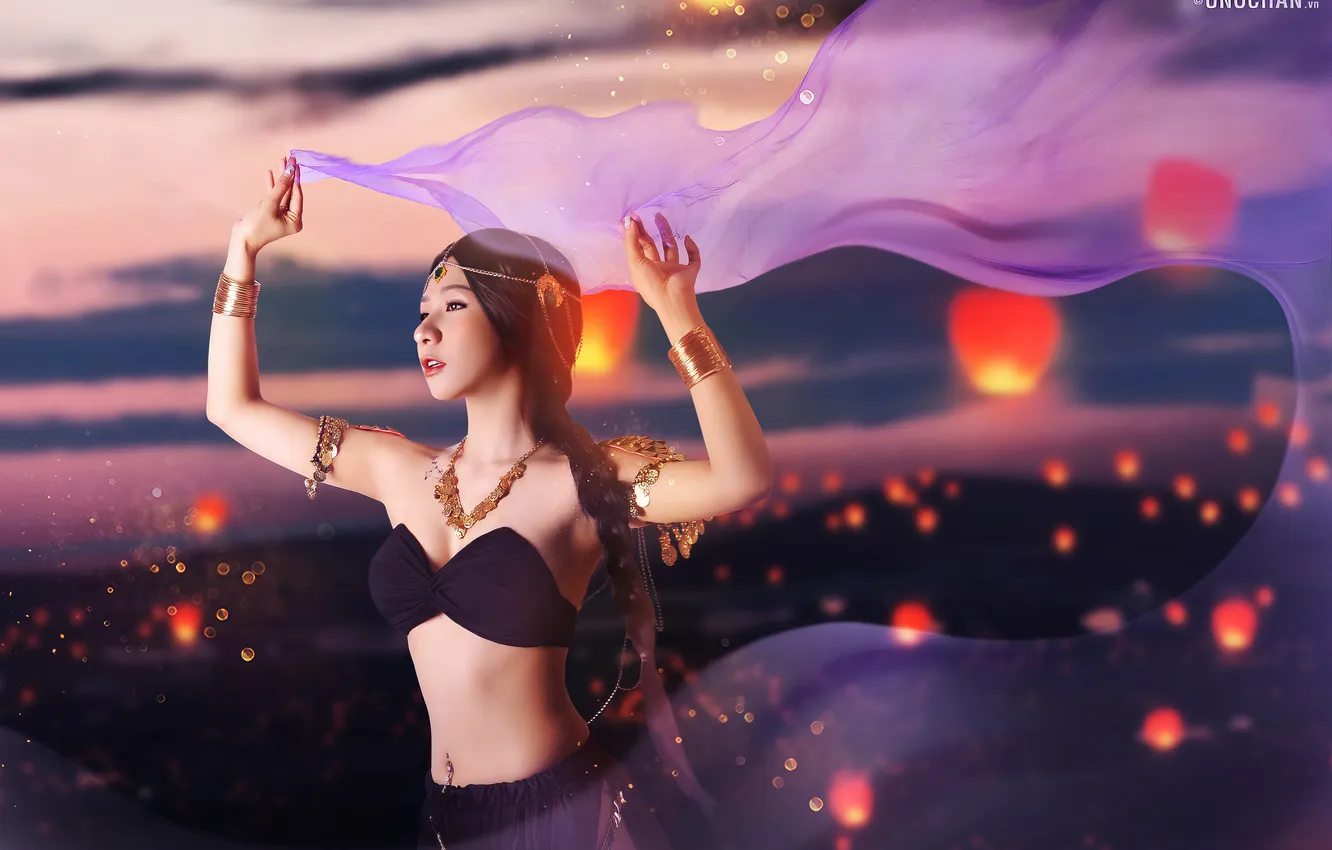 Photo wallpaper China, girl, sexy, girls, woman, model, asian, cute