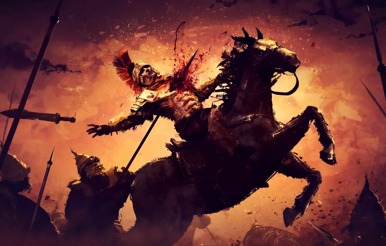 Photo wallpaper soldiers, fight, artwork, Ryse: Son of Rome, Roman Horsemen, The Legend of Damocles