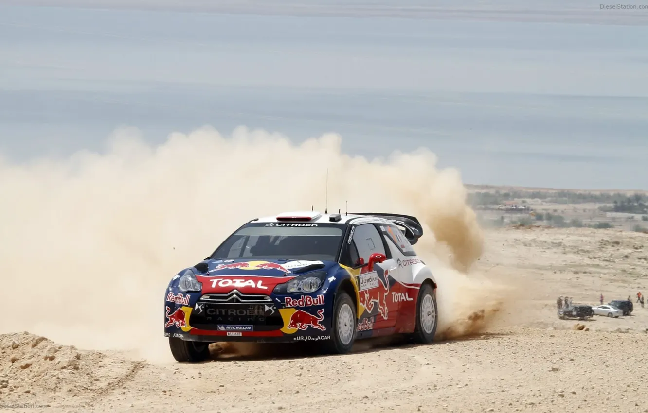 Photo wallpaper sand, dust, Citroen, Citroen, rally, rally, WRC