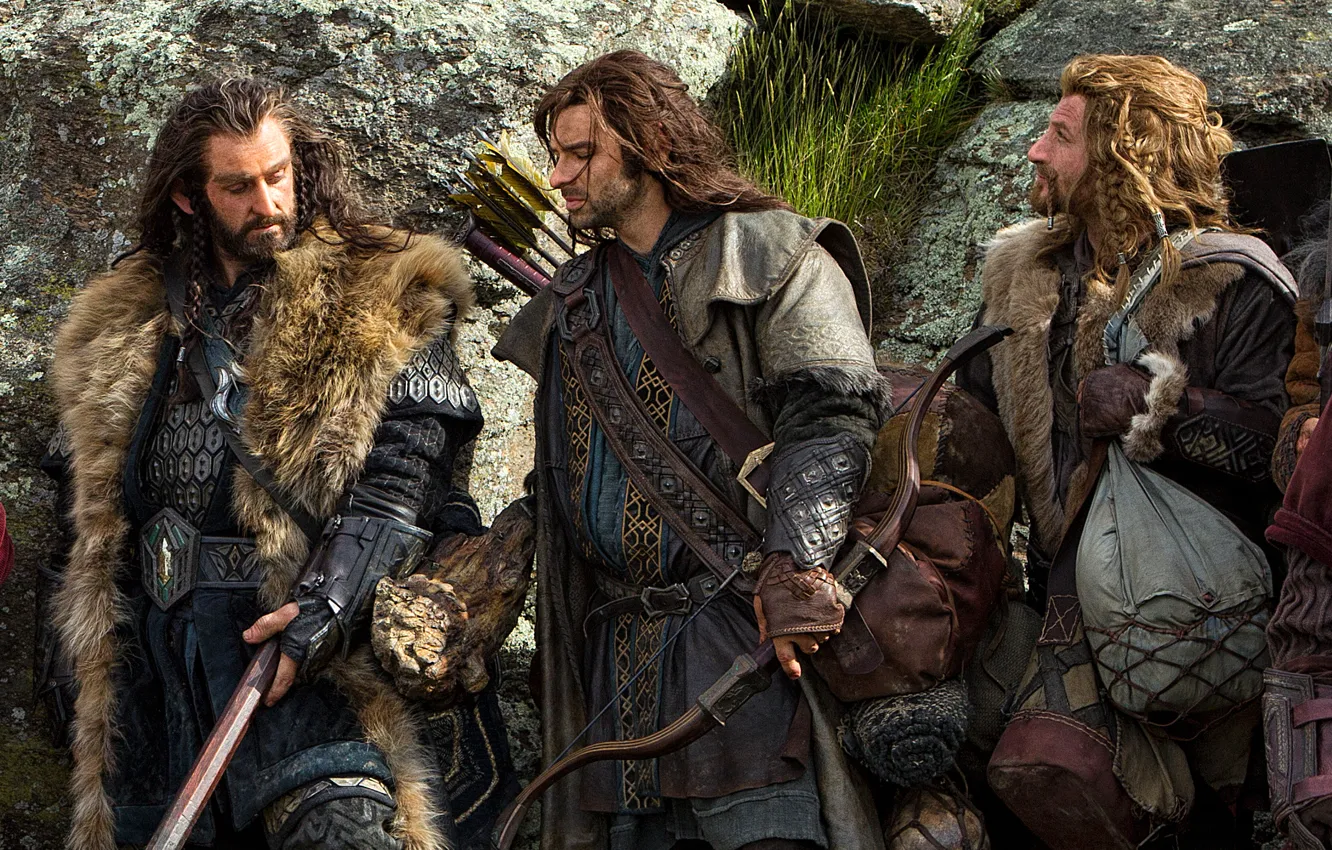 Photo wallpaper the film, Keeley, dwarf, The hobbit, Thorin, Fili