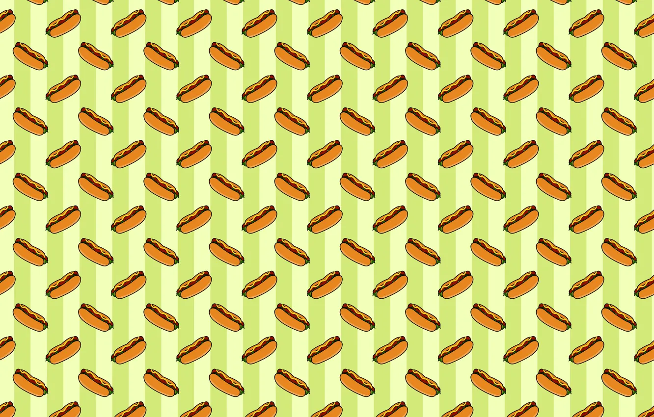 Photo wallpaper food, texture, sausage, fast food, hot dog, harmful
