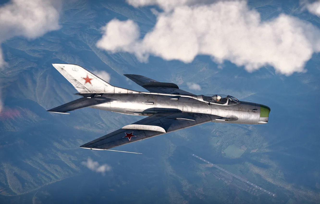 Photo wallpaper USSR, OKB MiG, Fighter-interceptor, MiG-19PT