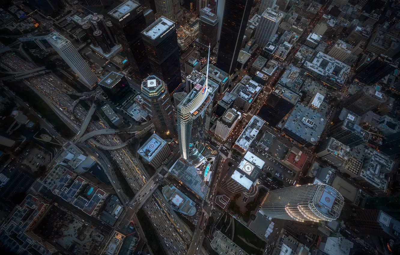 Photo wallpaper United States, California, Bunker Hill, Tone Down