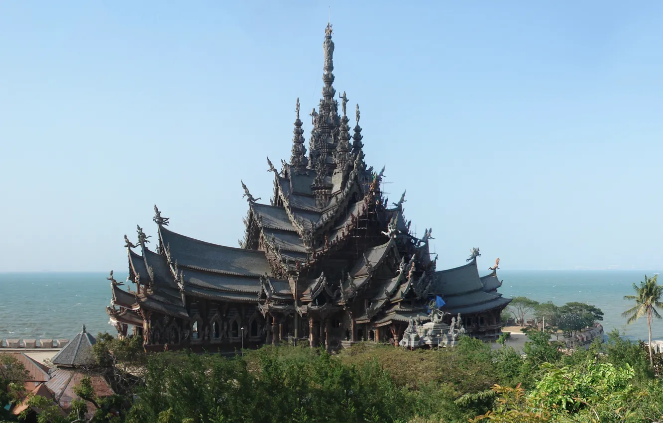 Photo wallpaper Thailand, temple, Pattaya, The truth