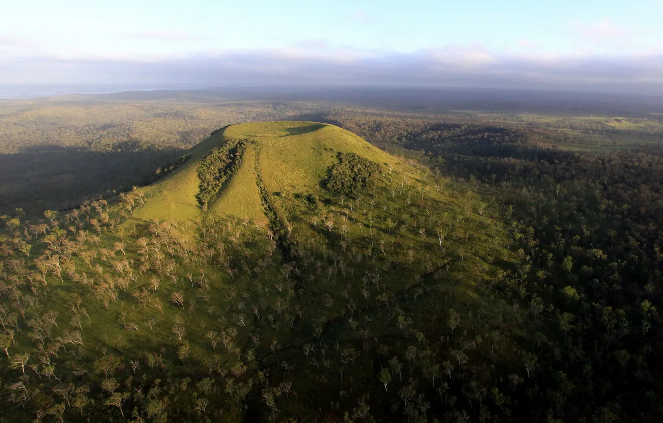 Photo wallpaper Australia, Queensland, Mount Fox Crater