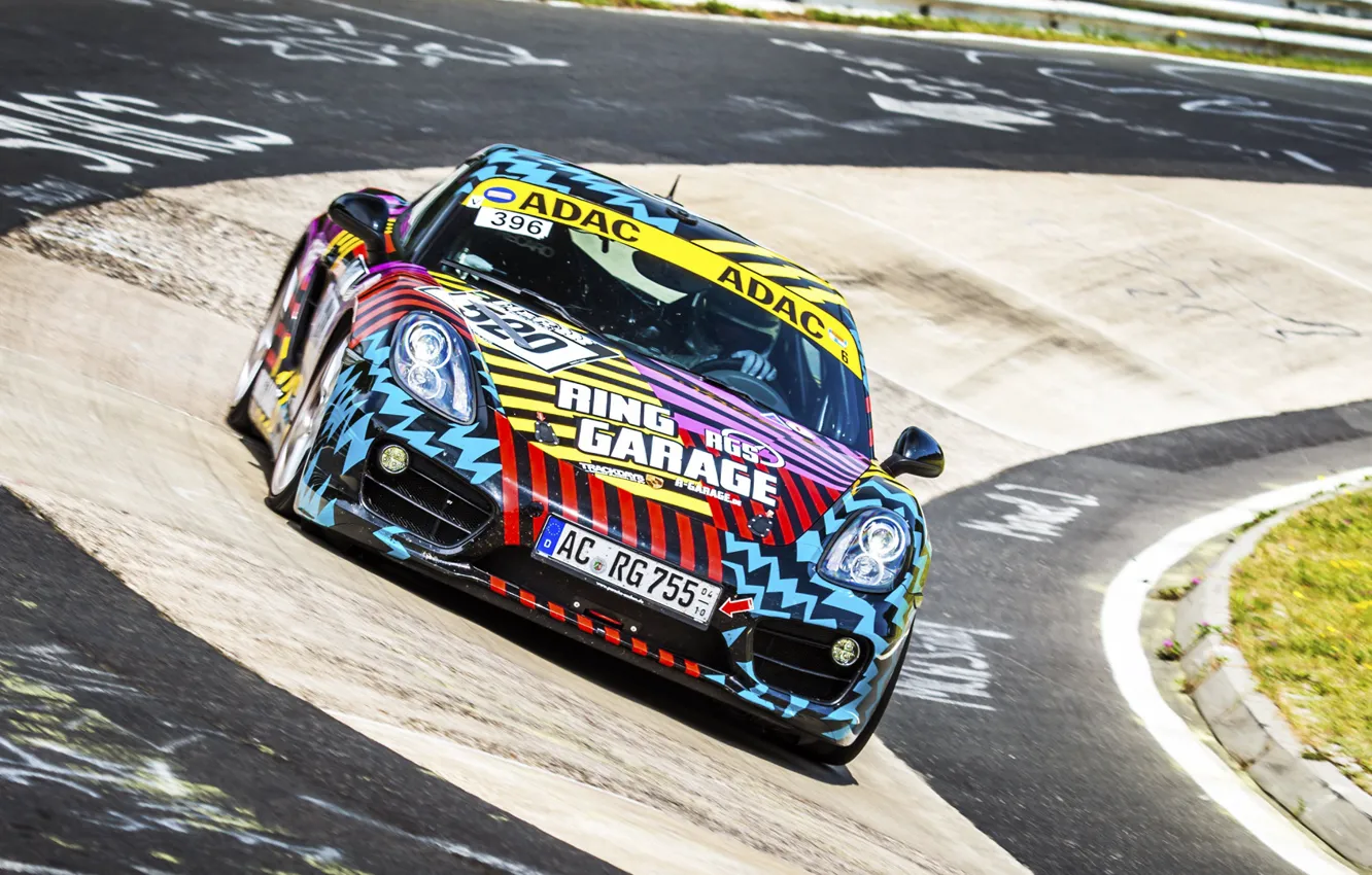 Photo wallpaper Porsche, Cayman, Porsche, Caiman