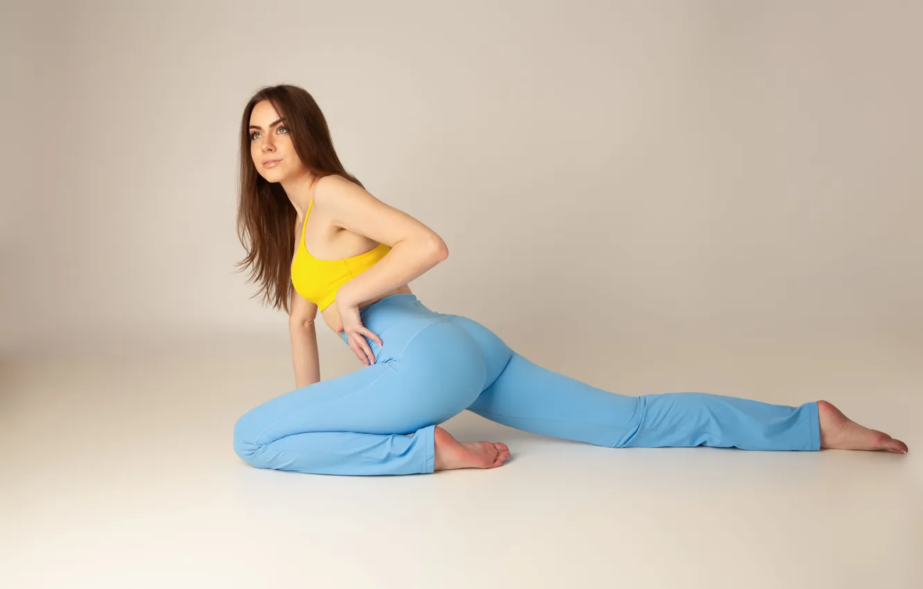 Photo wallpaper ass, woman, beautiful, model, pose, adorable, long-haired