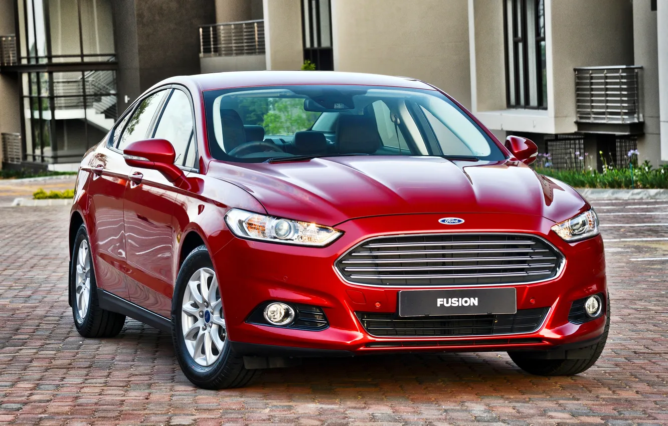 Photo wallpaper Ford, Ford, Fusion, 2015, Titanium, ZA-spec