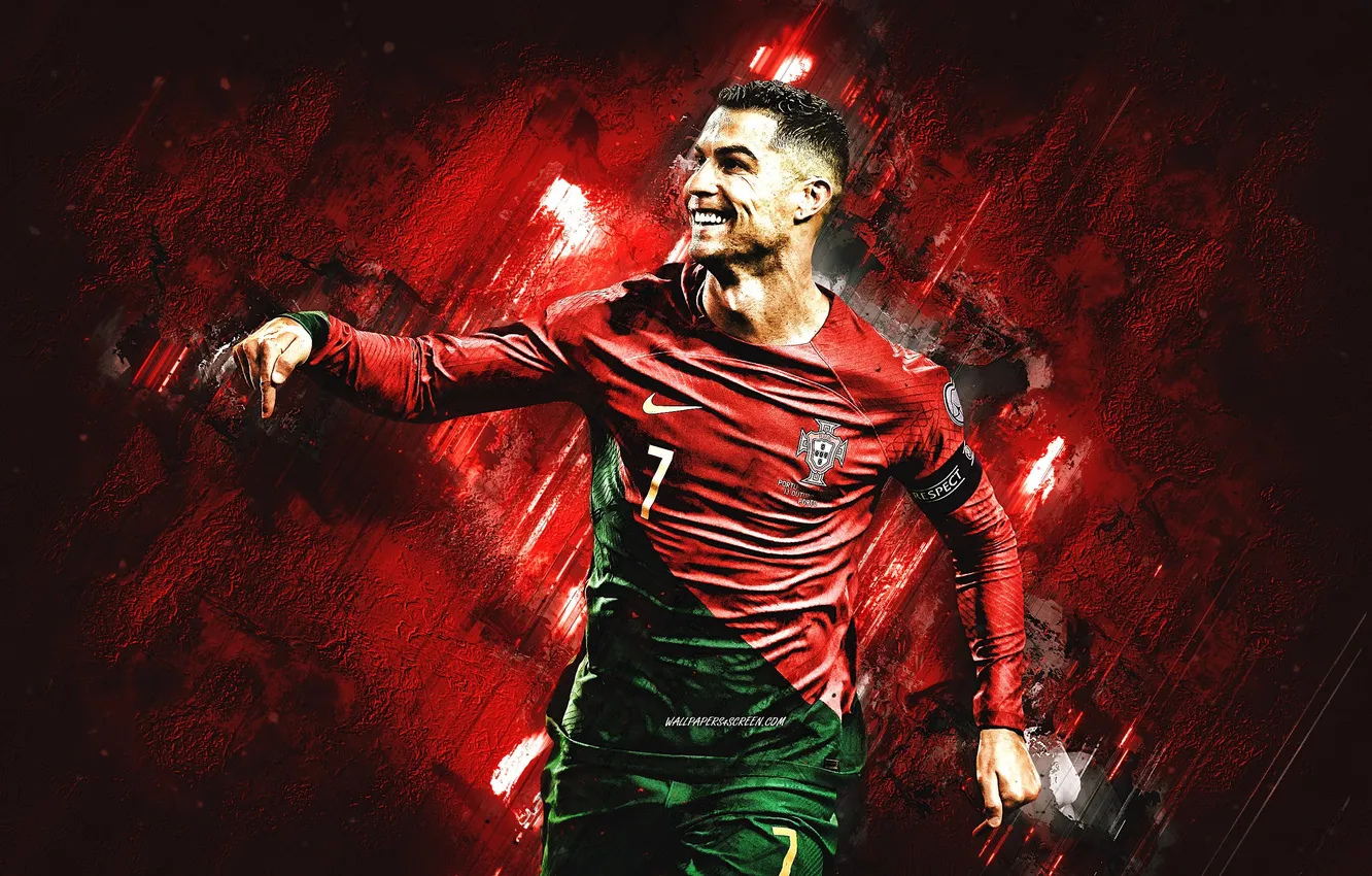 Photo wallpaper Cristiano Ronaldo, Legend, CR7, Football, Portugal, Soccer,...