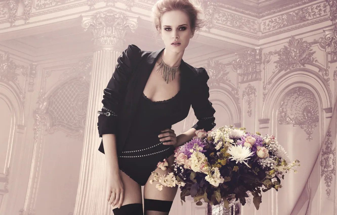 Photo wallpaper girl, model, Iza Olak, Iza Olak