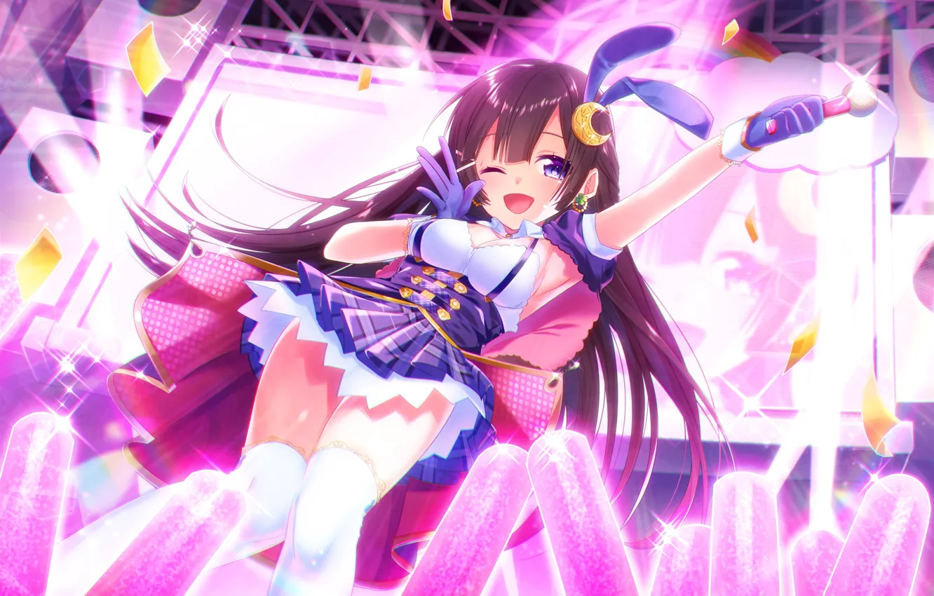 Photo wallpaper scene, girl, singer, NIJISANJI