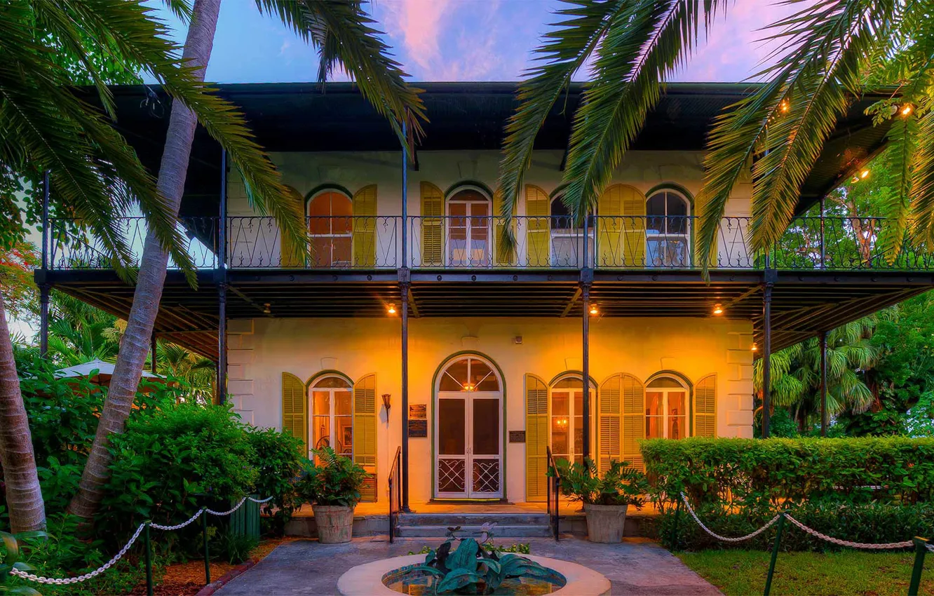 Photo wallpaper FL, USA, Key West, the Ernest Hemingway house