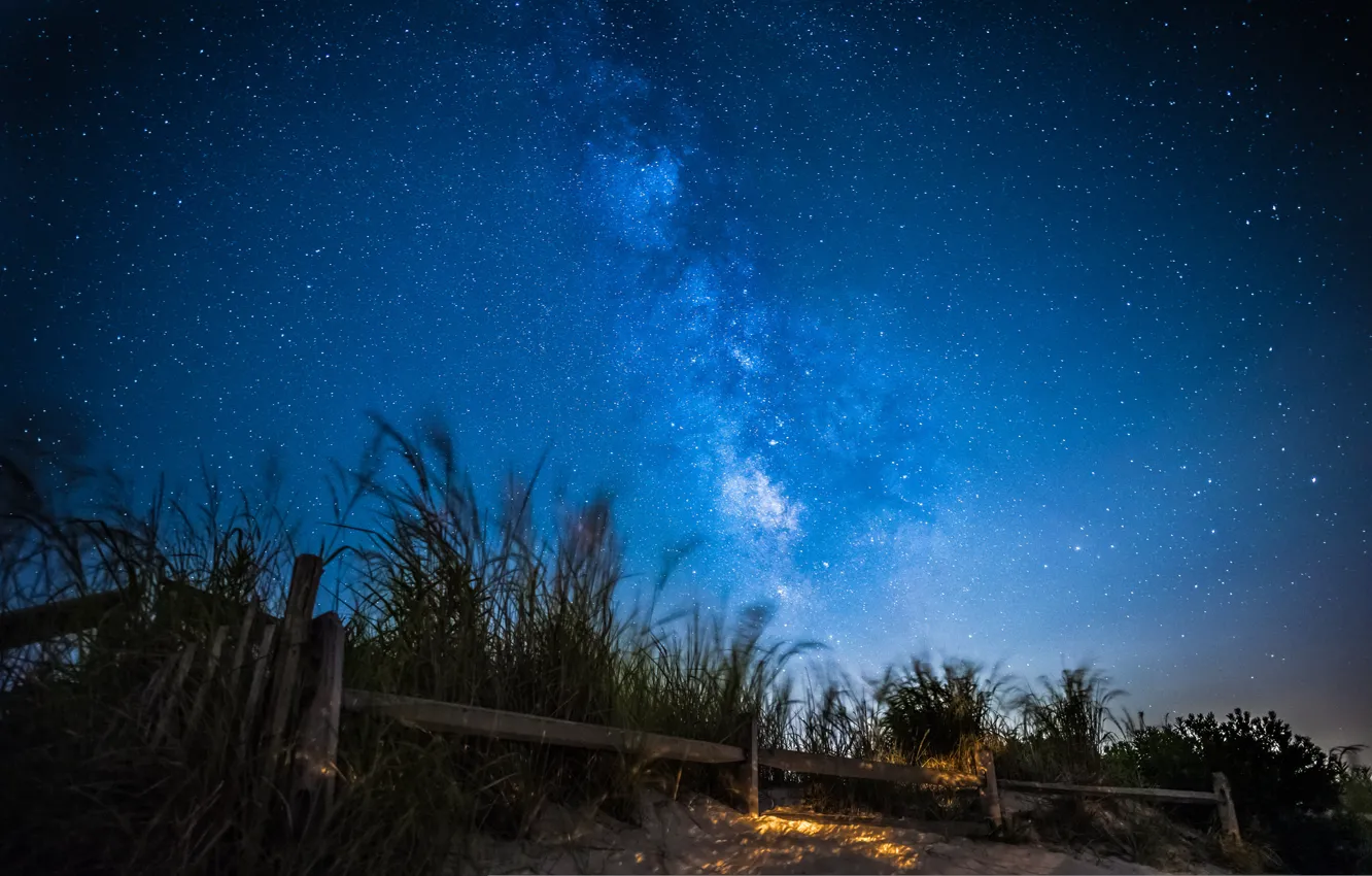 Photo wallpaper space, stars, night, space, the milky way