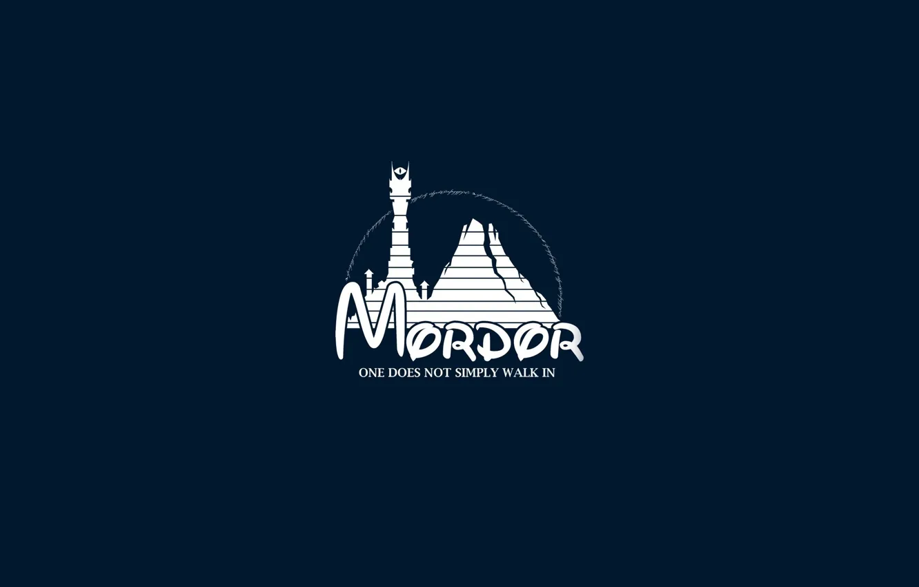 Photo wallpaper minimalism, The Lord of the Rings, Disney Company, Mordor
