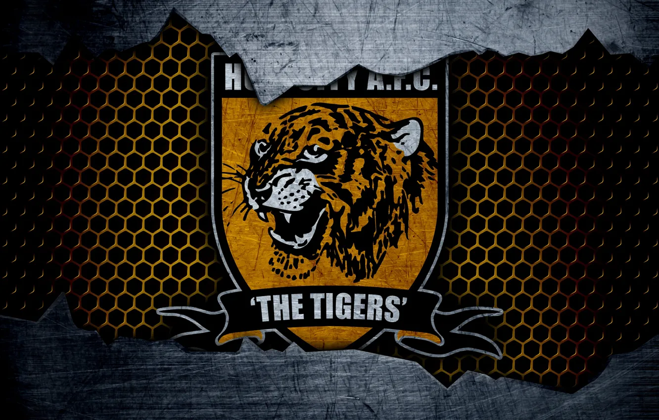 Photo wallpaper Hull City, football, wallpaper, logo, Sport