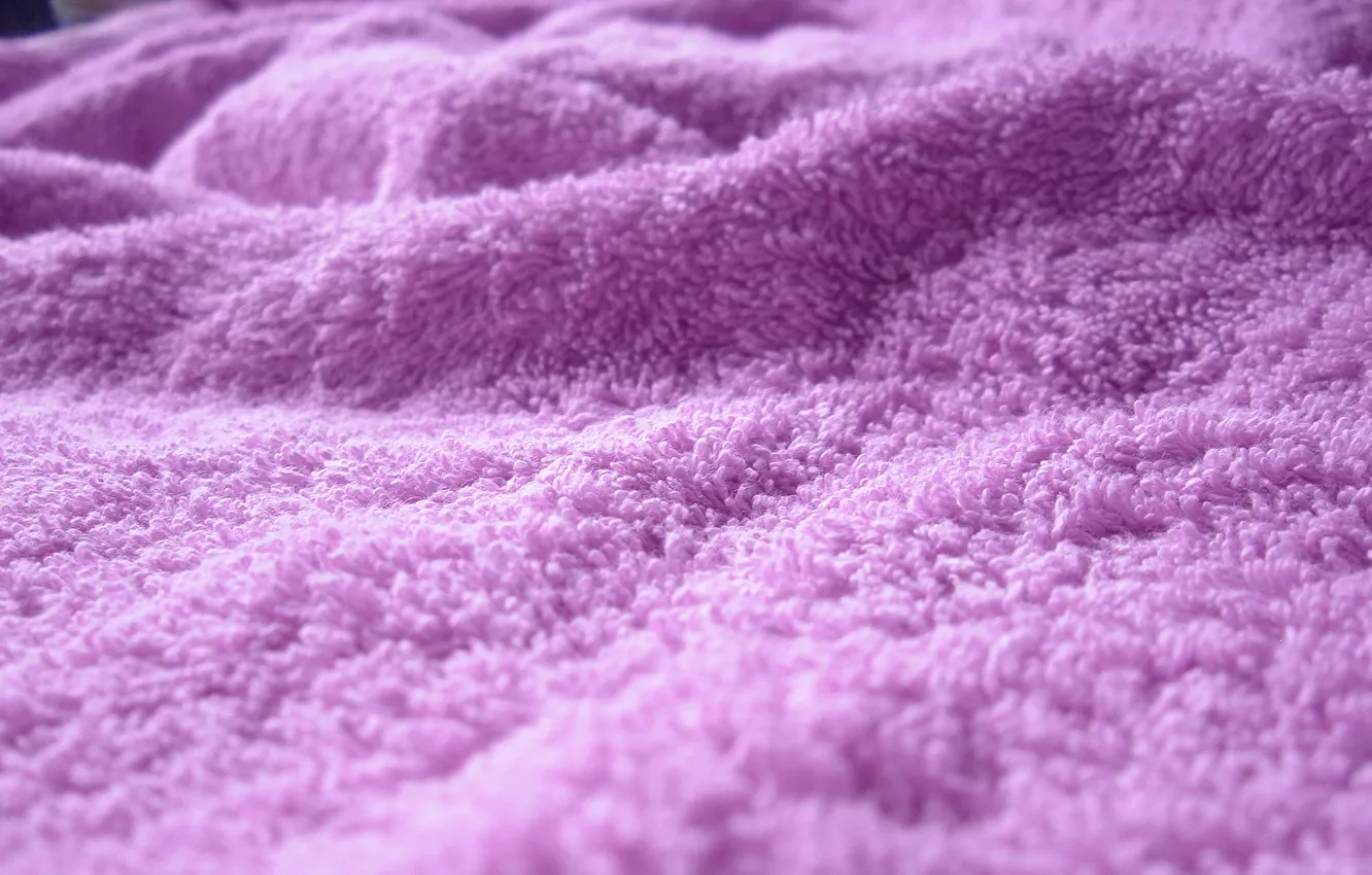 Photo wallpaper macro, towel, softness, macro