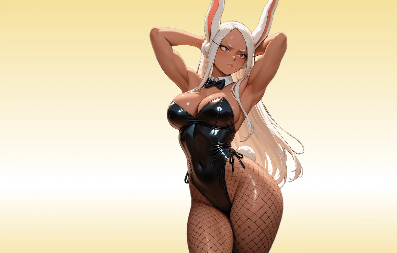 Photo wallpaper Muscle, girl, hot, sexy, anime, brown, pretty, babe