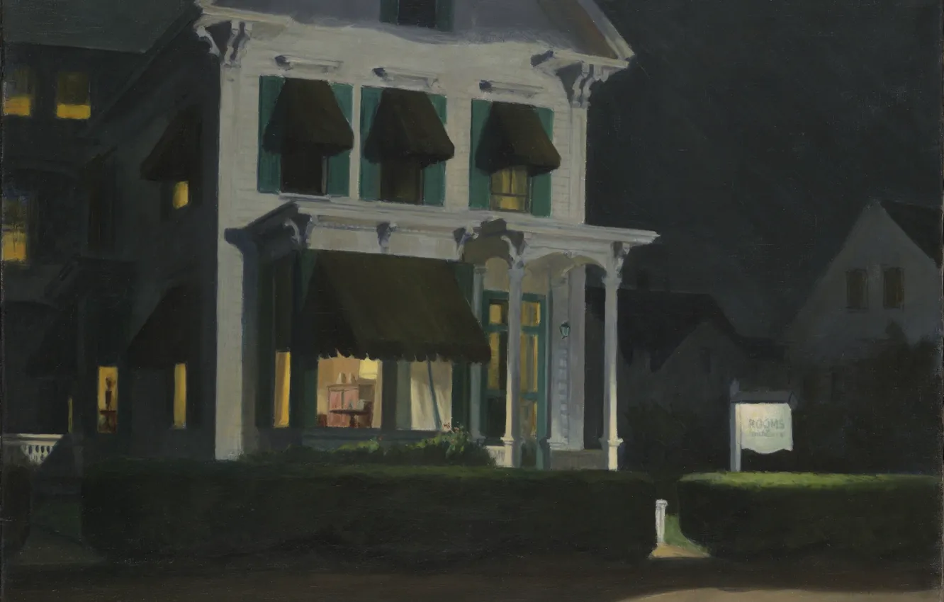 Photo wallpaper Edward Hopper, 1945, Rooms for Tourists