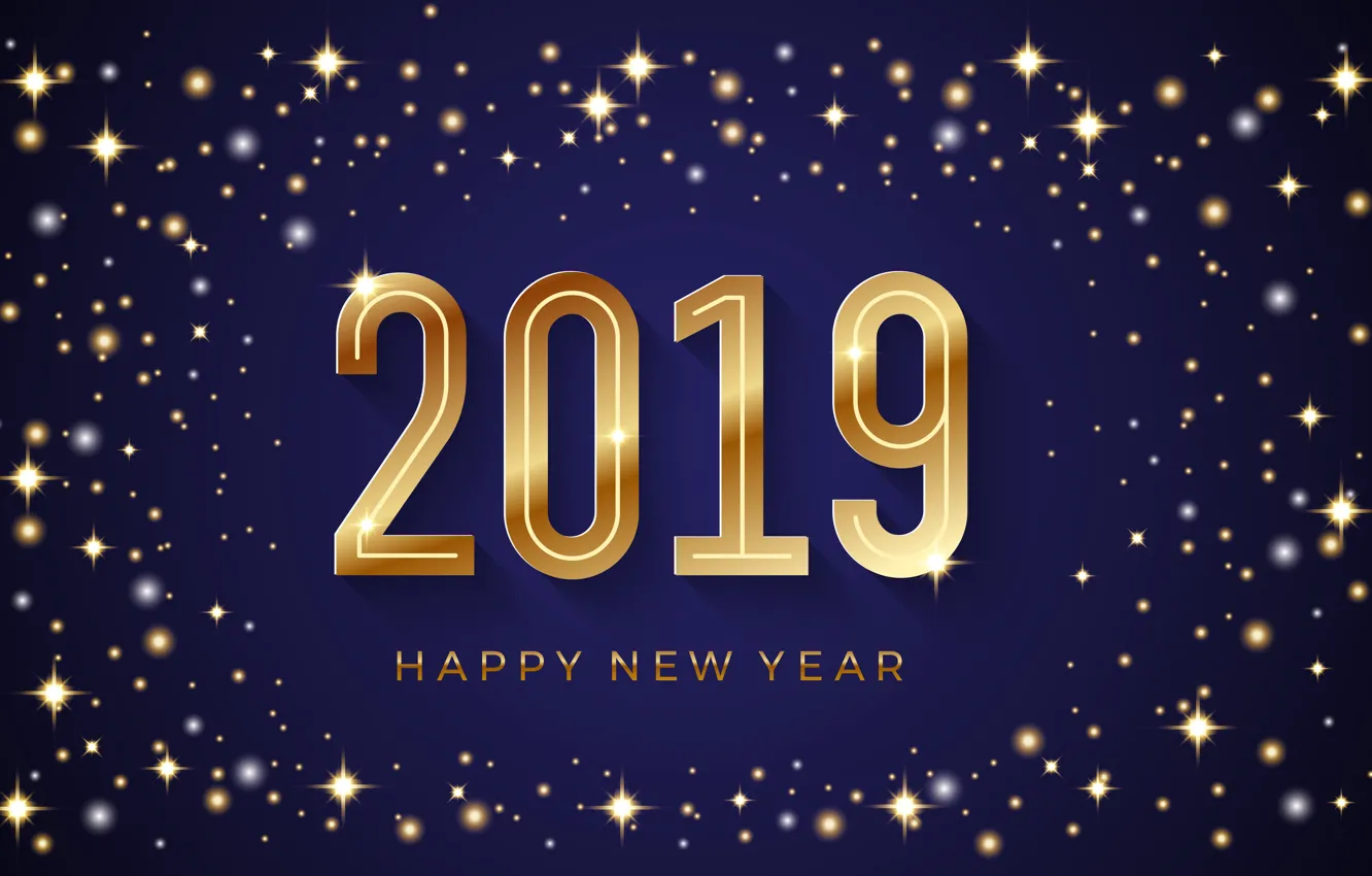 Photo wallpaper background, gold, new year, figures, golden, New Year, Happy, sparkle