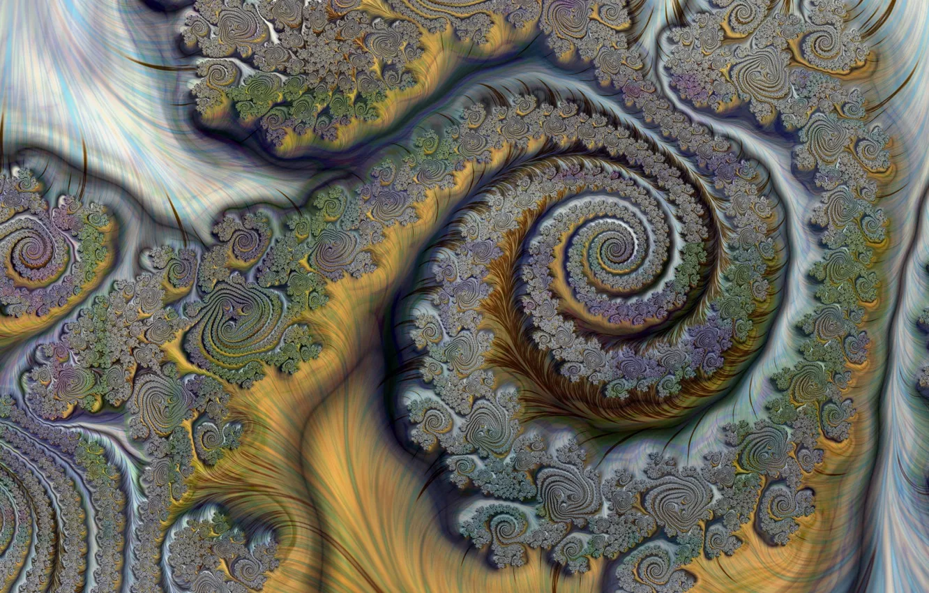 Photo wallpaper abstraction, background, color, form, Fractal