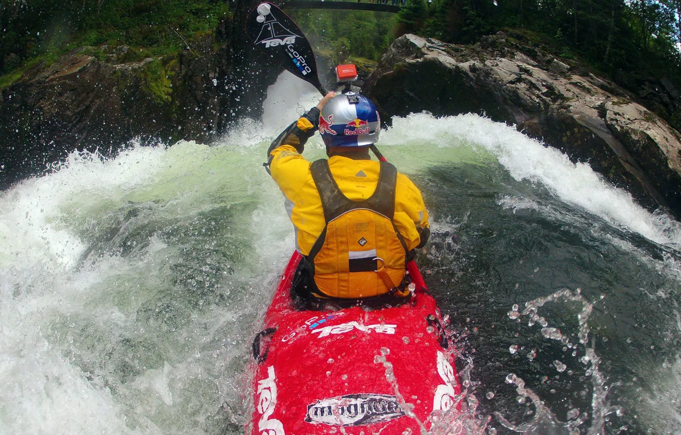 Photo wallpaper water, RedBull, go pro, Bikes