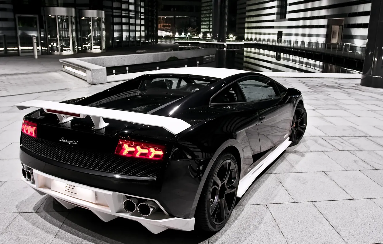 Photo wallpaper Lamborghini, Gallardo, the rear part, Performance, gt600, right side