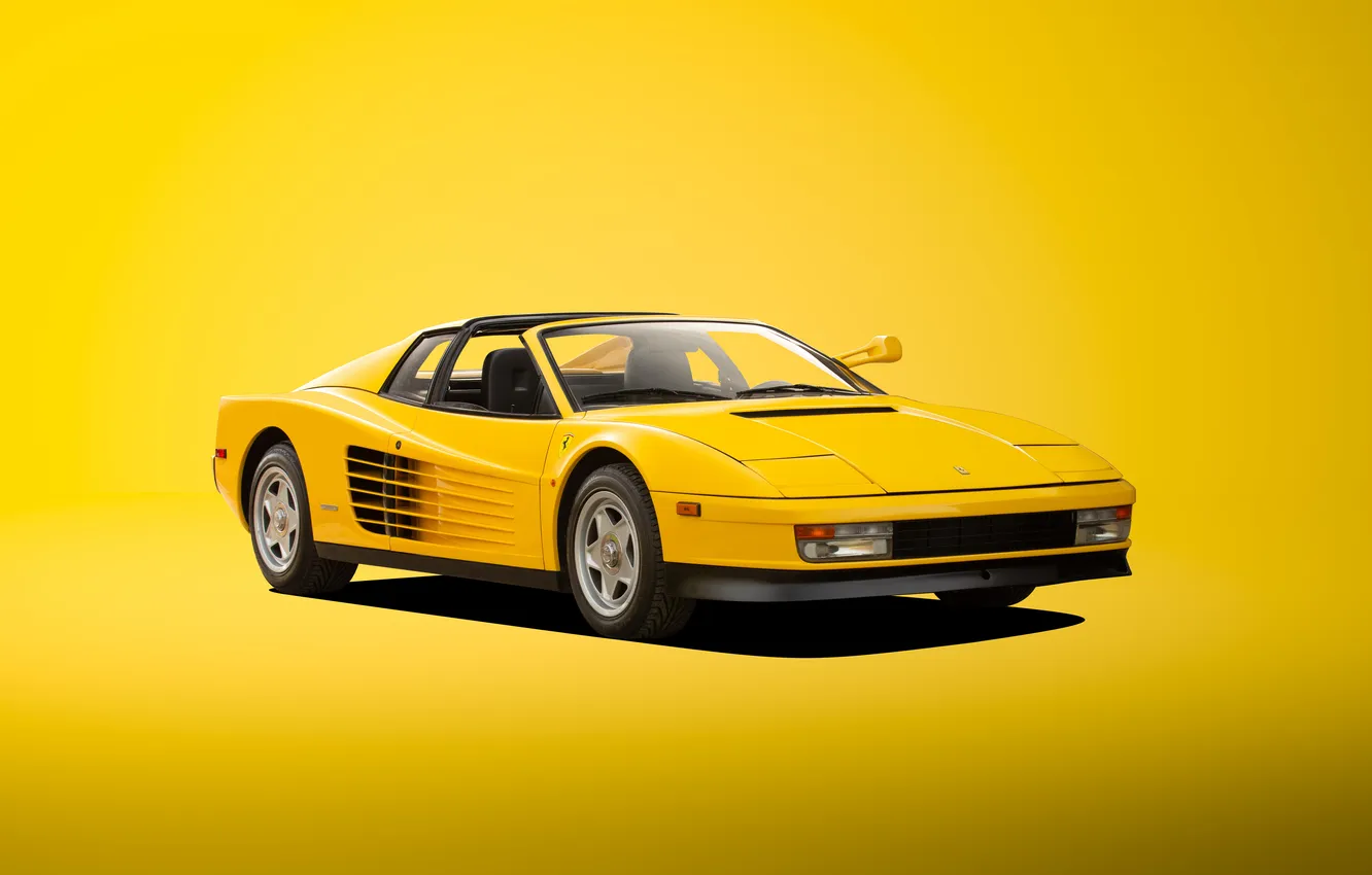 Photo wallpaper Ferrari, Testarossa, 1985, Ferrari Testarossa Targa by EBS