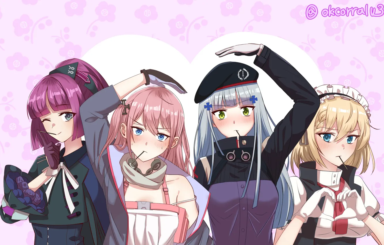 Photo wallpaper girl, group, Girls Frontline, Girls front