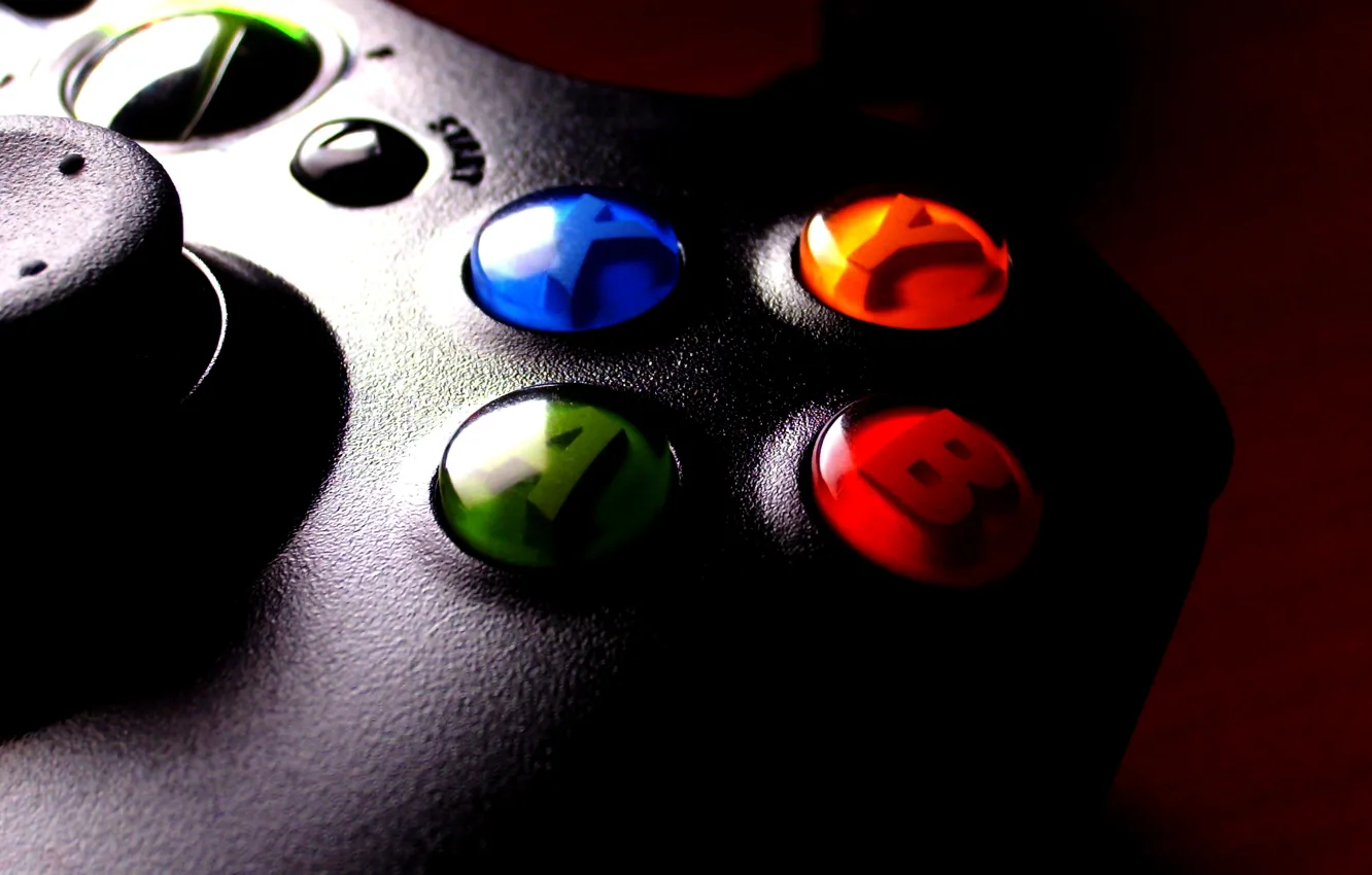 Photo wallpaper gamepad, Xbox 360, game console