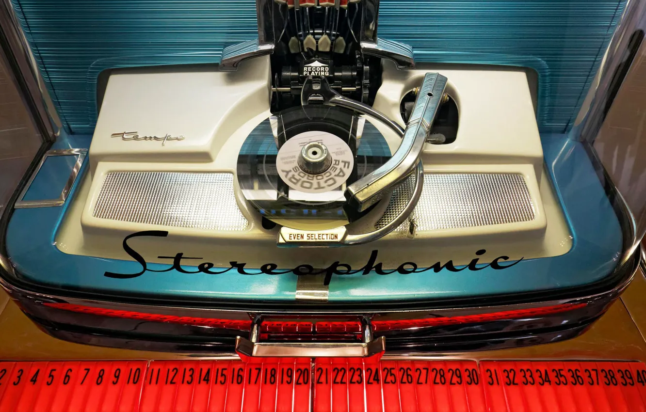 Photo wallpaper retro, player, 1959, jukebox