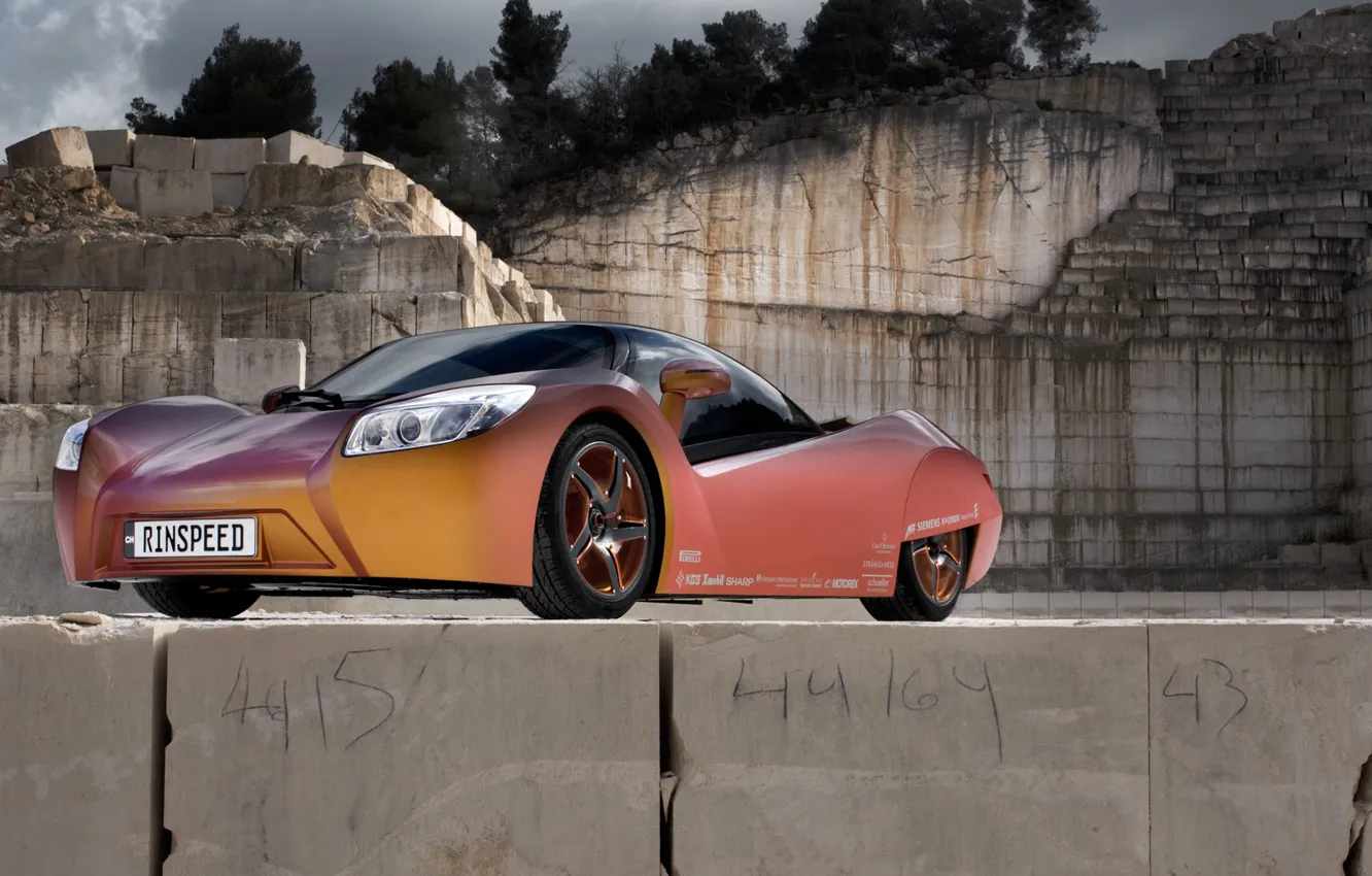 Photo wallpaper Rinspeed, supercar, ichange