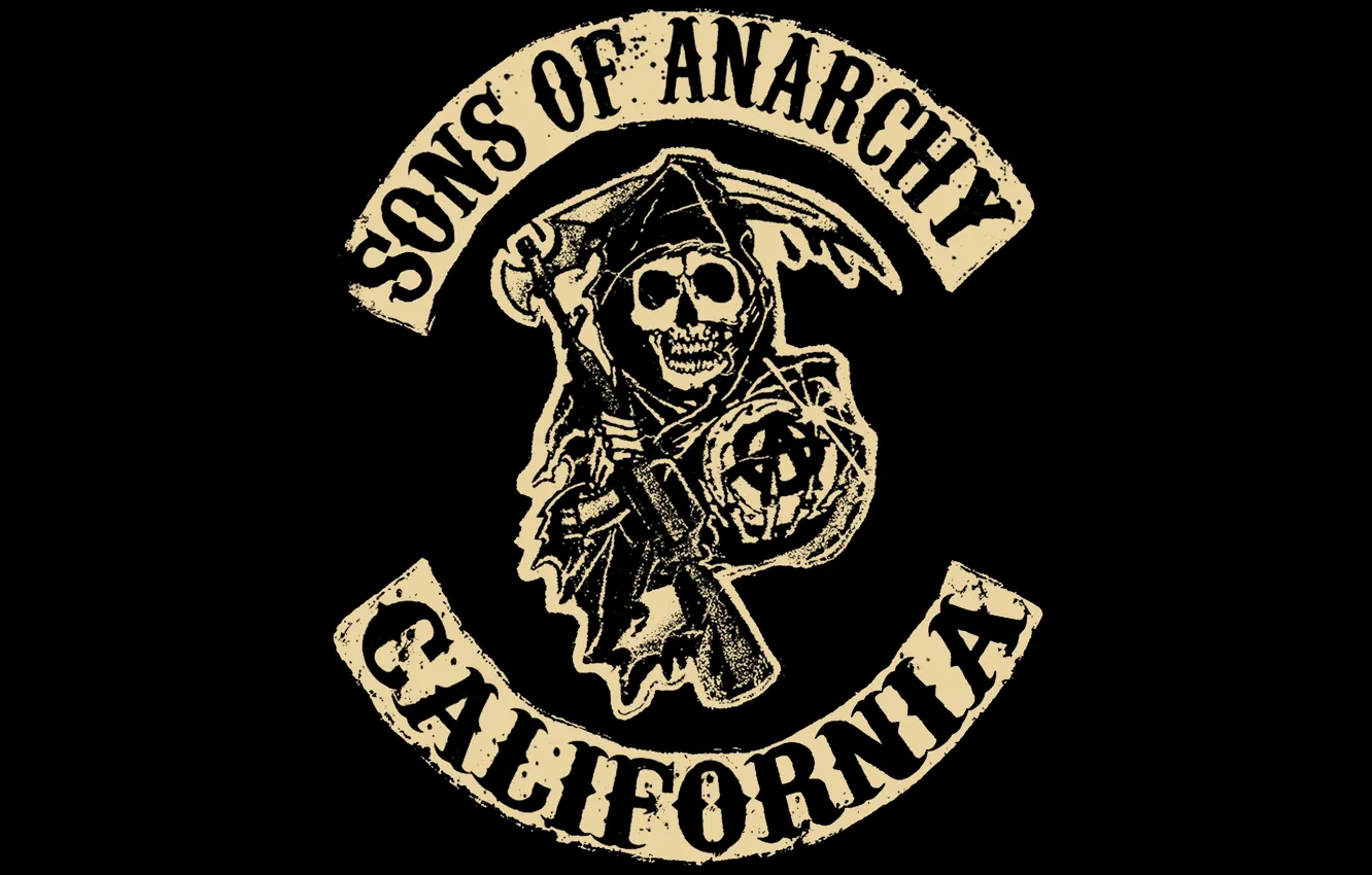 Photo wallpaper logo, the series, CA, Sons of anarchy, children of anarchy, sons of anarchy