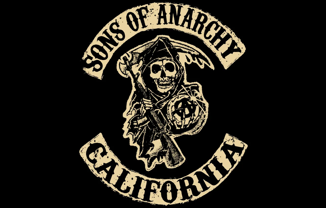 Photo wallpaper logo, CA, the series, Sons of Anarchy, children of anarchy, Sons of anarchy