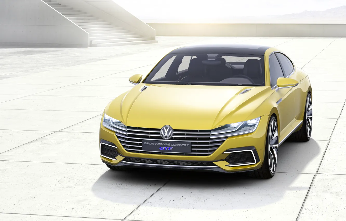 Photo wallpaper Concept, sport, coupe, Volkswagen, Coupe, Volkswagen, Sport, GTE