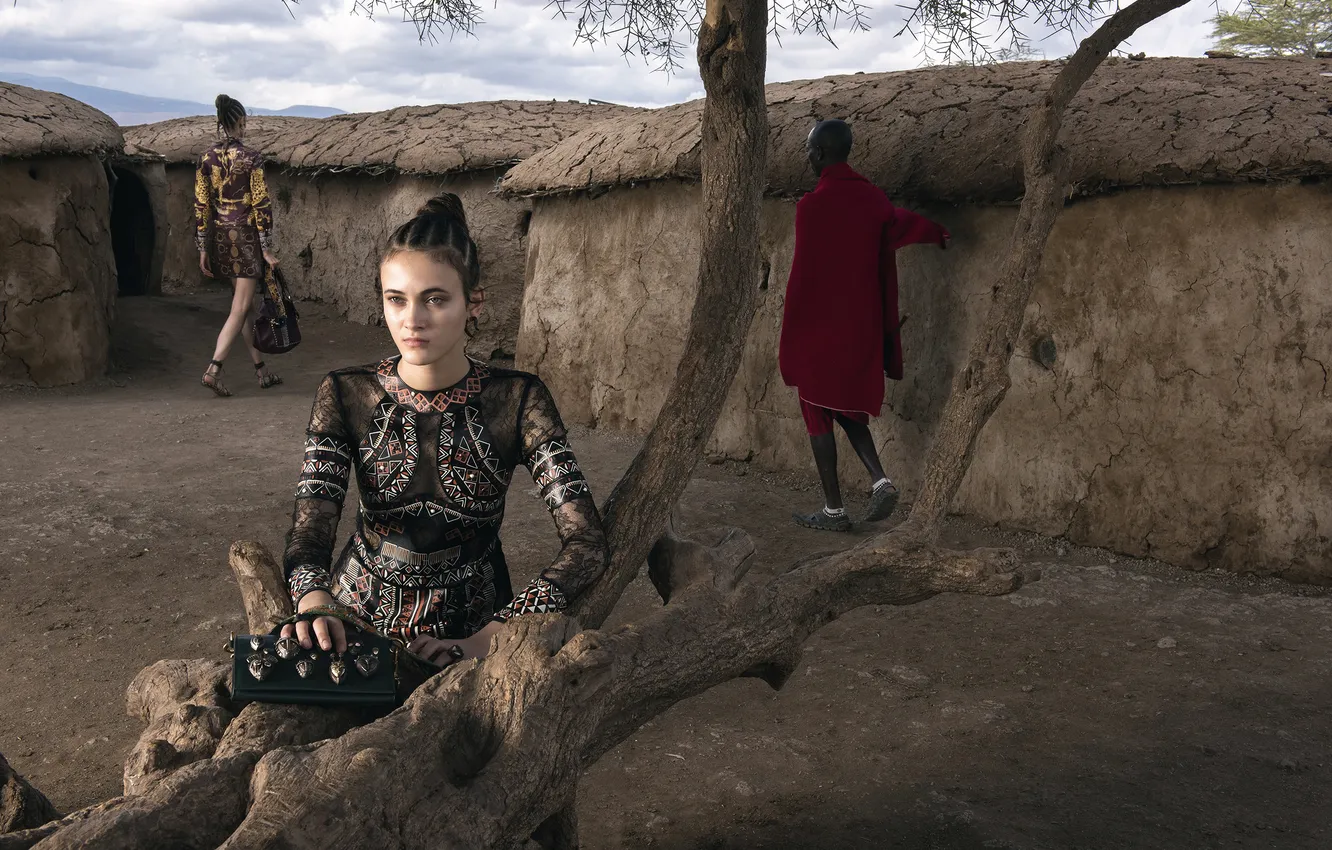 Photo wallpaper Africa, Valentino, Spring, Summer, Campaign, 2016, Steve McCurry