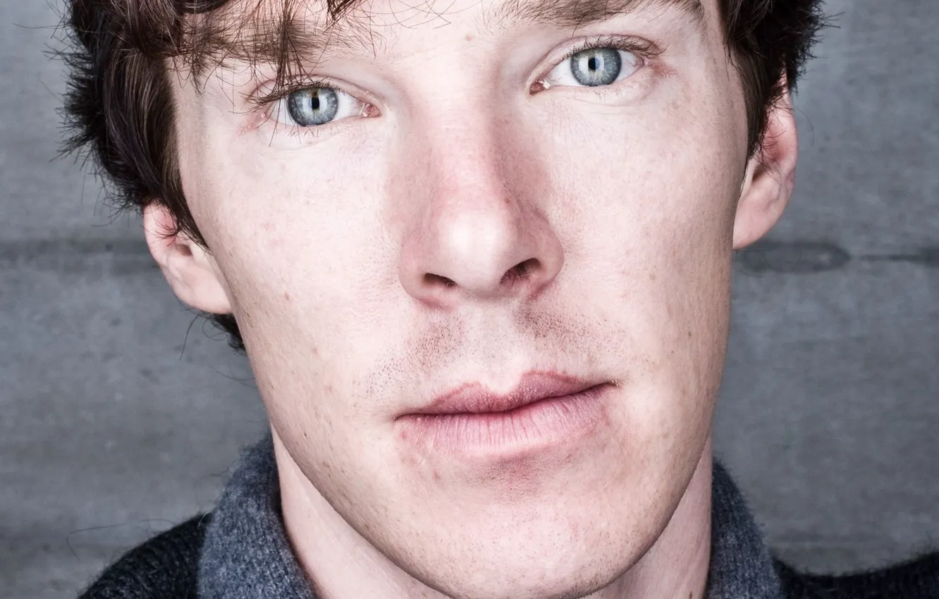 Photo wallpaper eyes, look, face, Benedict Cumberbatch, Benedict Cumberbatch, British actor