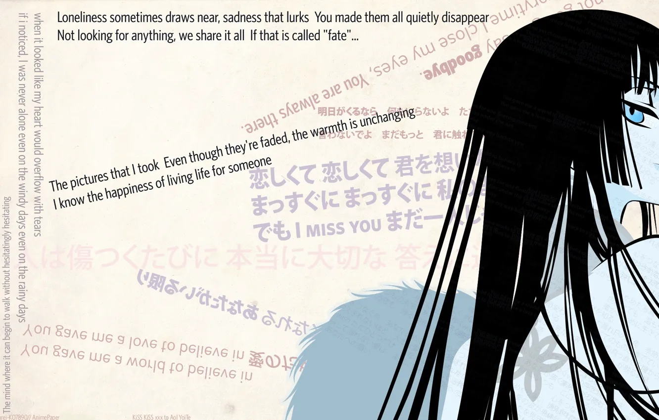 Photo wallpaper look, girl, hair, anime, art, xxxHolic