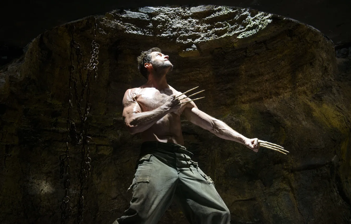 Photo wallpaper Wolverine, Logan, beast, Hugh Jackman, Logan, Hugh Jackman, The Wolverine, immortal