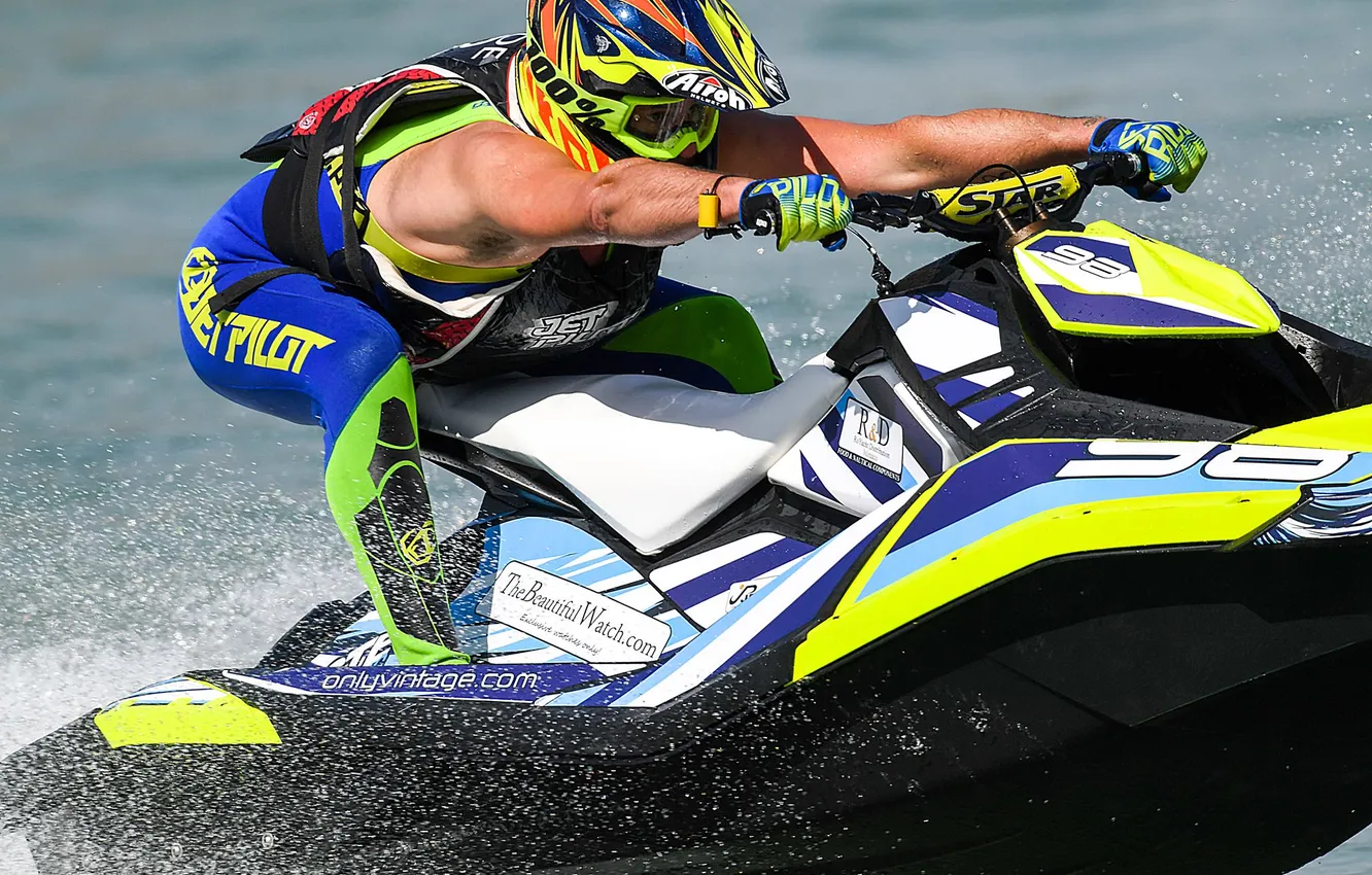 Photo wallpaper race, boat, speed