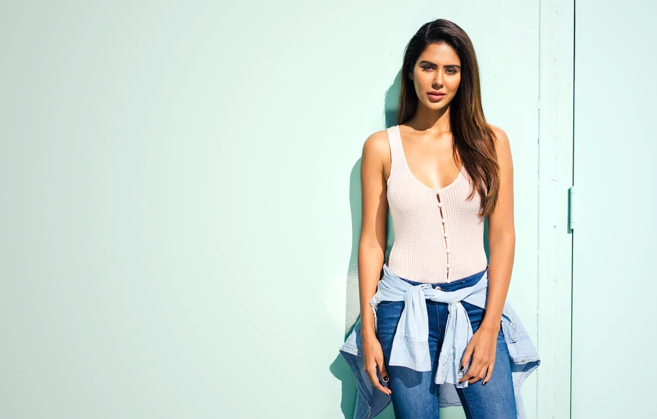 Photo wallpaper girl, hot, sexy, eyes, smile, beautiful, figure, model