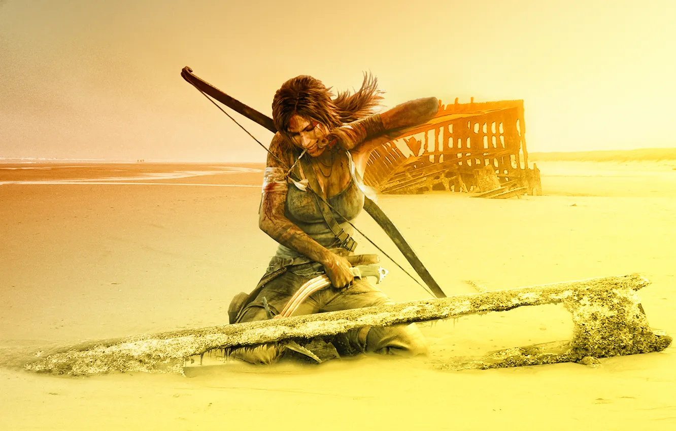 Photo wallpaper Tomb Raider, games, Lara Croft