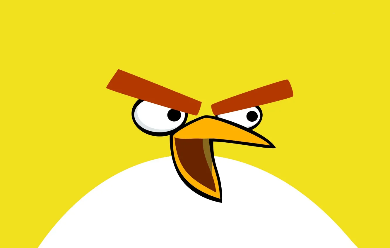 Photo wallpaper minimalism, Angry Birds, Angry Birds
