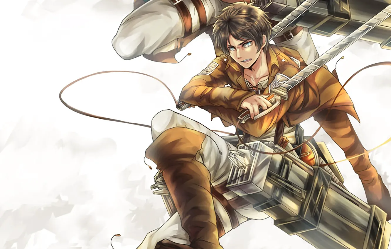 Photo wallpaper anime, art, Shingeki no Kyojin, Eren, Attack of the titans, The invasion of the giants