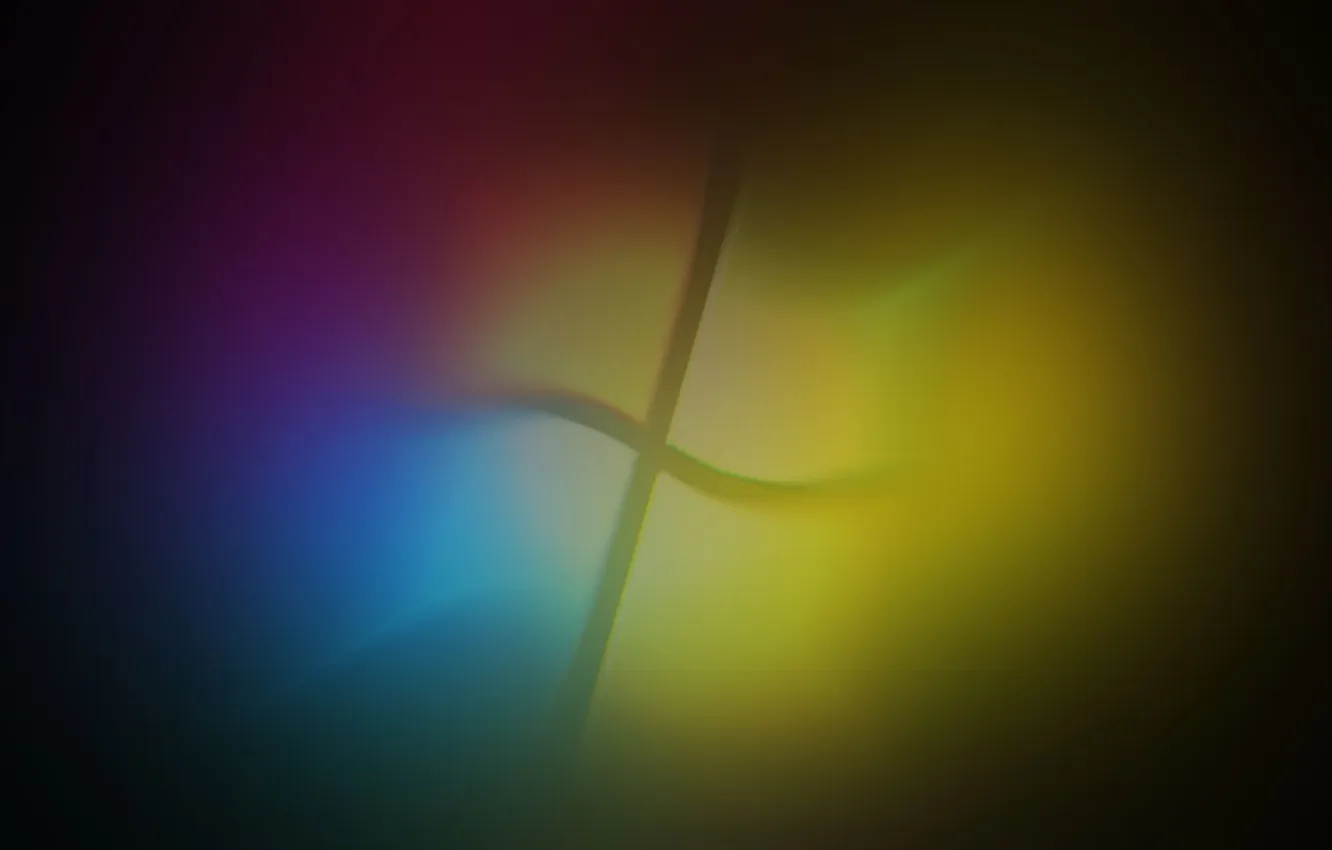 Photo wallpaper abstract, Microsoft, windows, logo, icon