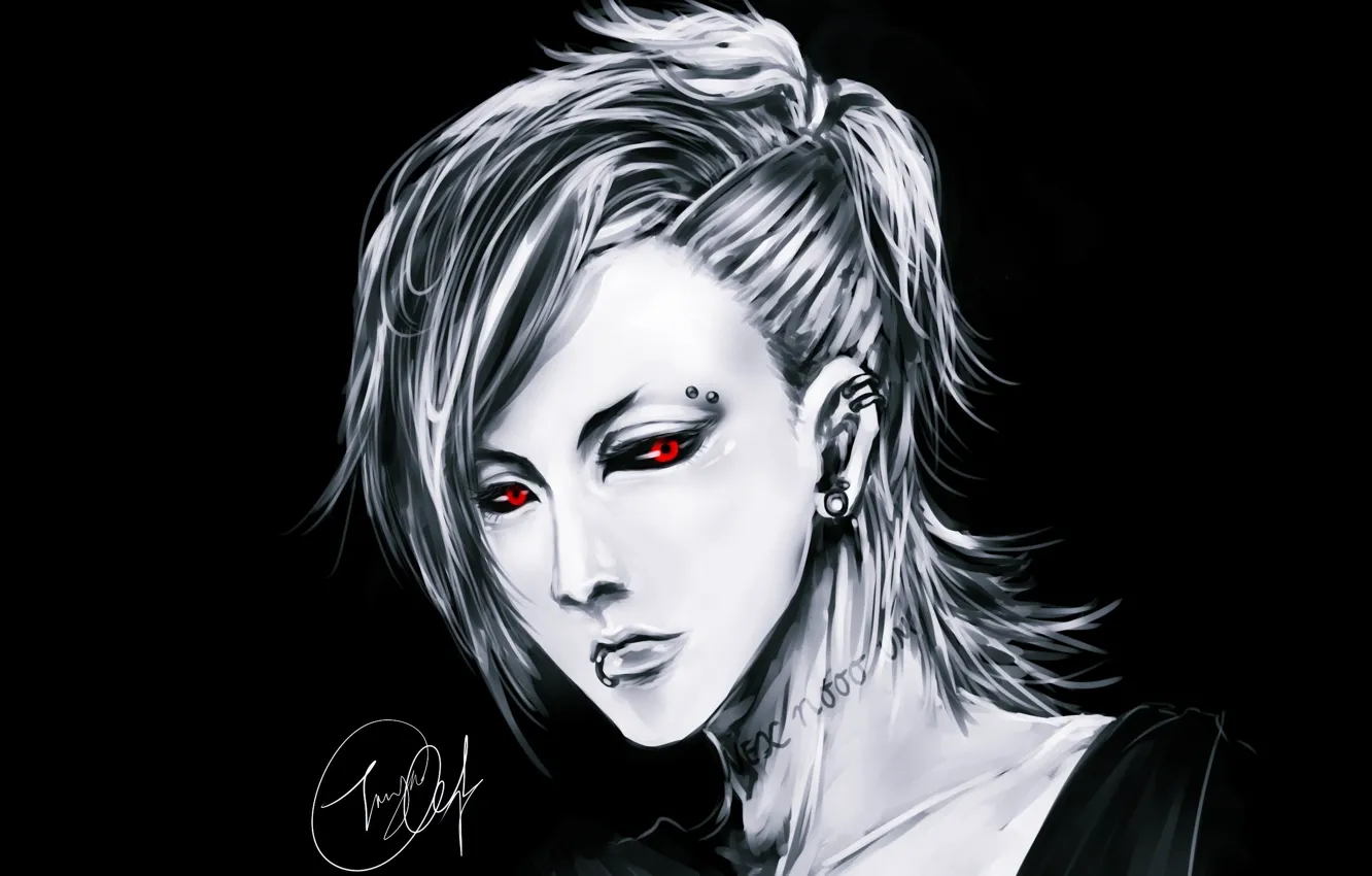 Photo wallpaper anime, art, guy, Tokyo Ghoul, Tokyo Ghoul, Uta