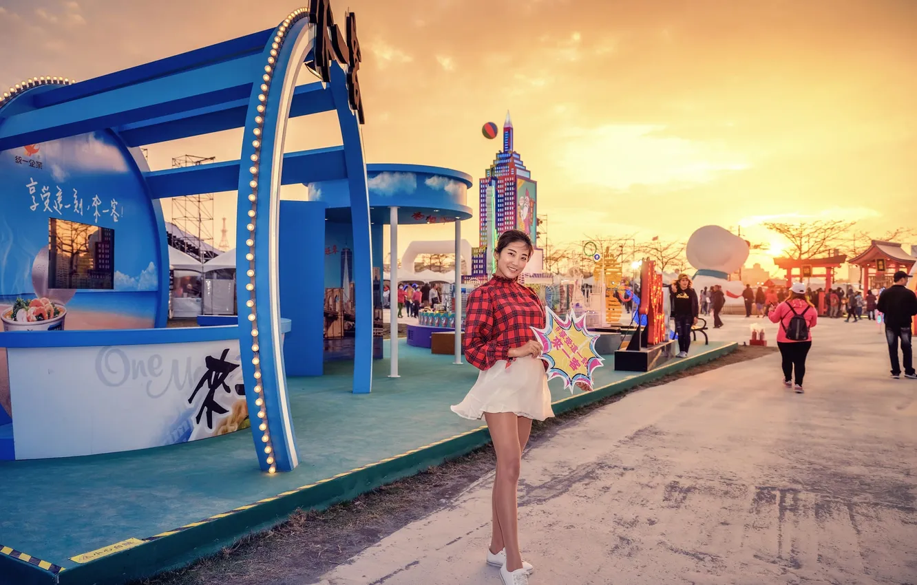 Photo wallpaper China, wallpaper, girl, sexy, woman, model, asian, cute