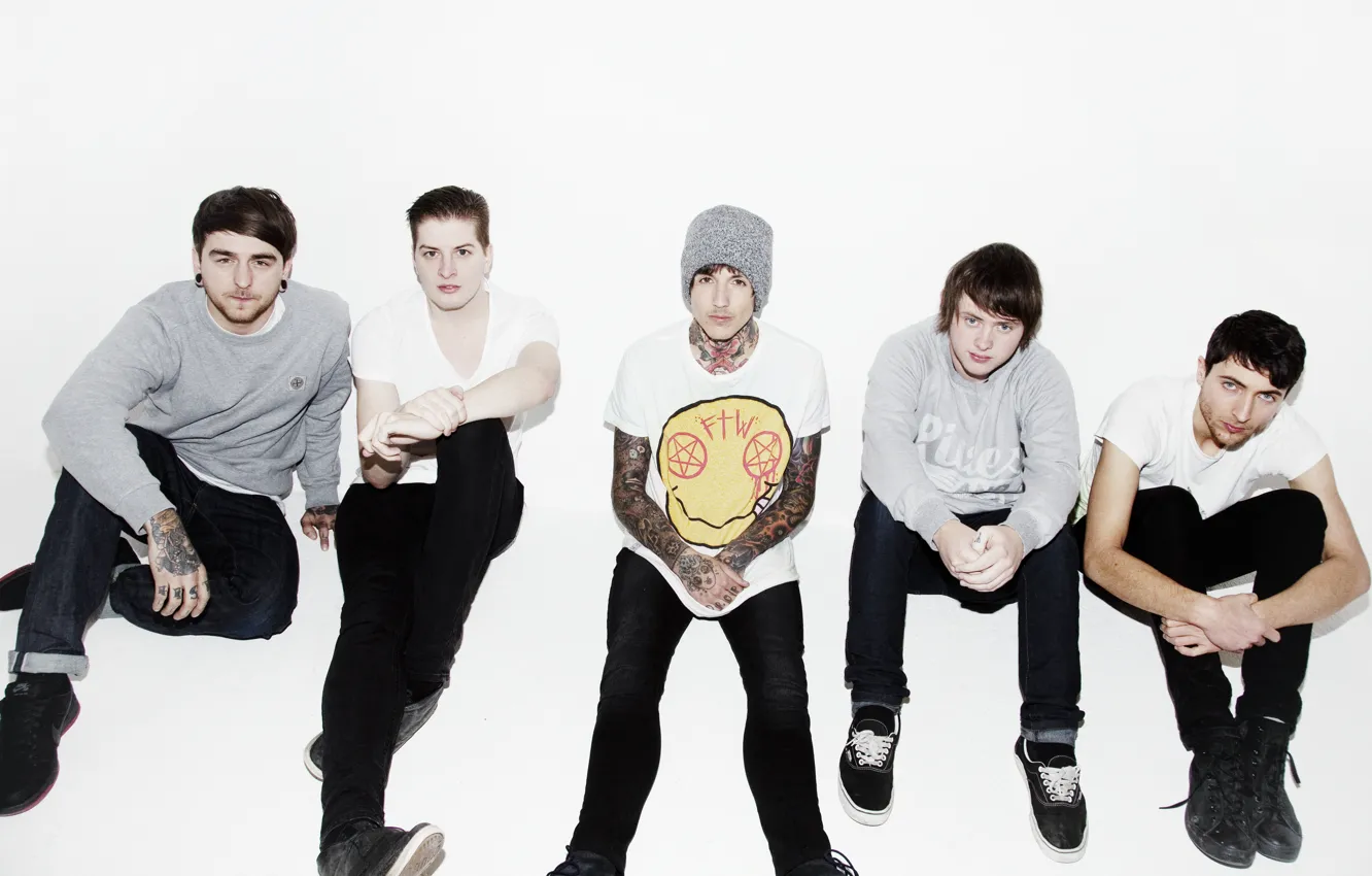 Photo wallpaper music, group, Bring Me The Horizon, metalcore, Matt Kean, Matt Nicholls, Jordan Fish, Oliver Sykes