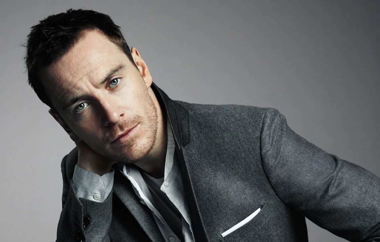 Photo wallpaper look, costume, actor, bristles, Michael Fassbender, Michael Fassbender